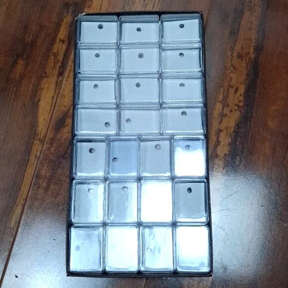 48 Jewelry Mini Clear Plastic Storage Box Gemstone Organizer - Picture 2 of 6